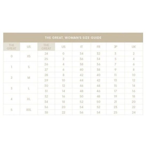 The GREAT. The Westerner Top in Army with Gold Stamp Vanity Size 0 = US X-Small - Picture 12 of 12